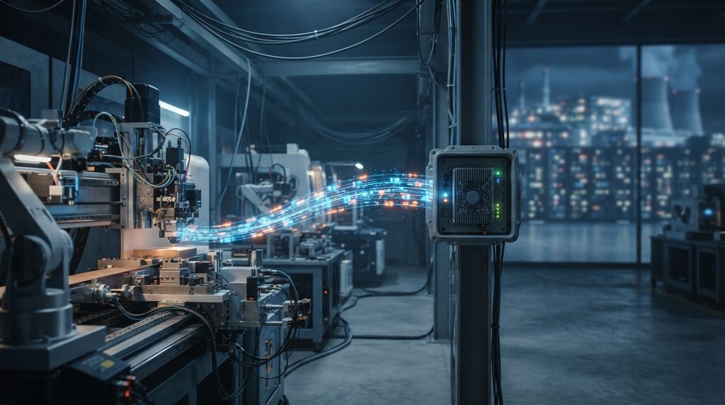 Edge computing infrastructure in a smart factory