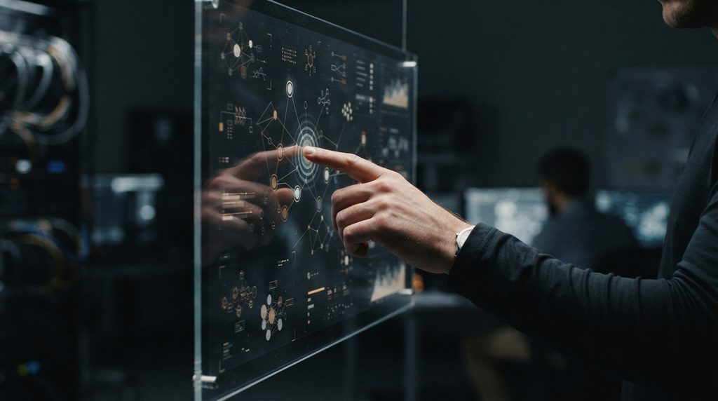 Machine learning identifying patterns in data points